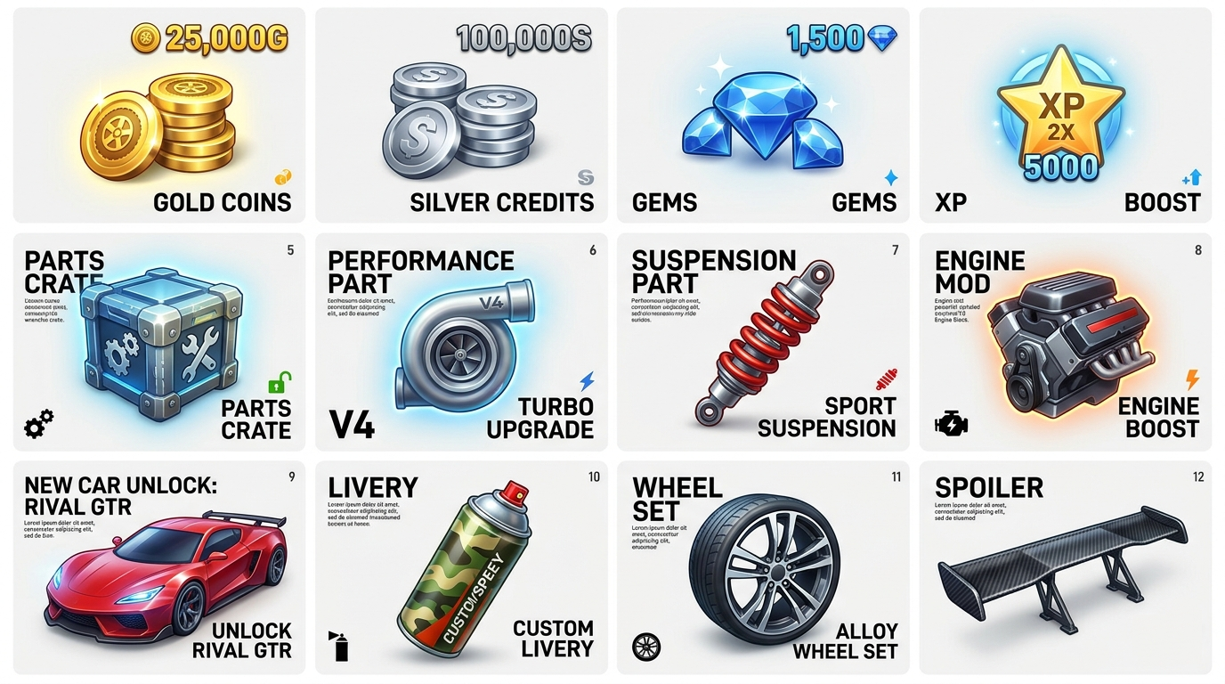 Reward & Currency Icon System