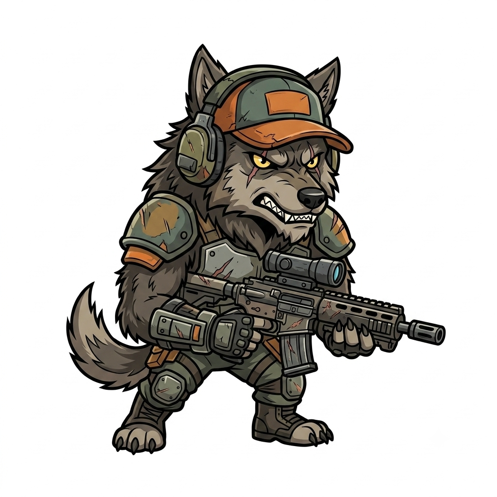 Alpha Wolf Soldier