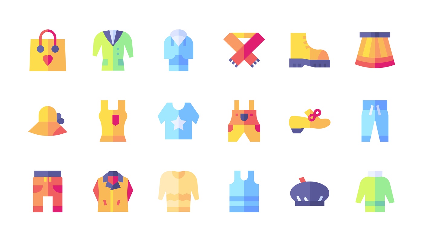 Fashion & Shopping Icon Pack