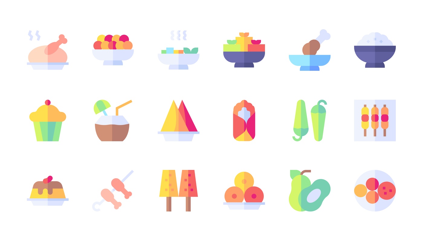 South Asian Cuisine Icon Pack